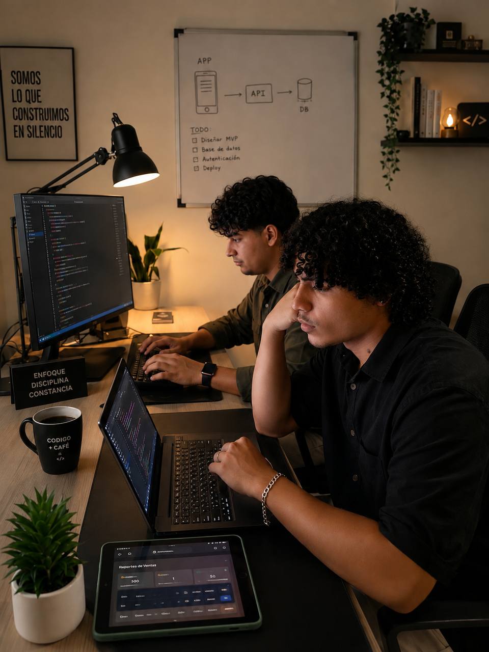 Equipo de Kontabix trabajando